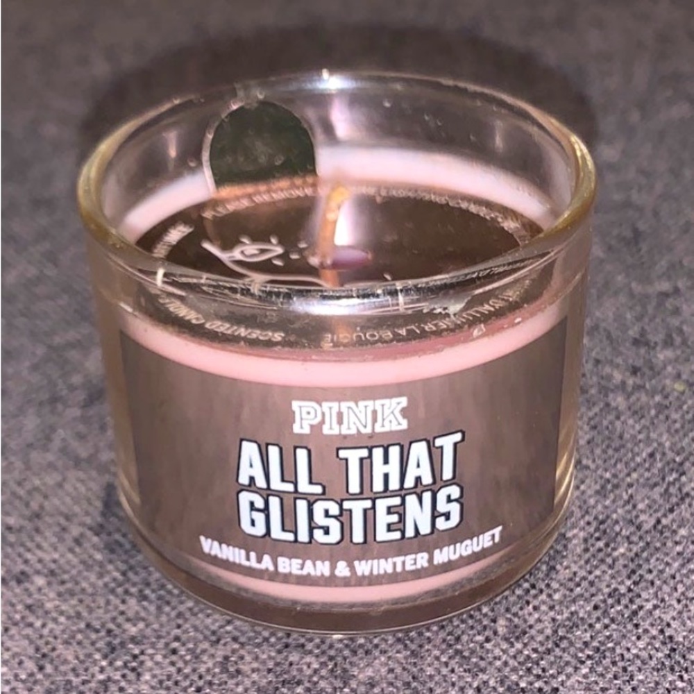 Victoria’s Secret PINK All That Glistens Mini Candle - Picture 2 of 3